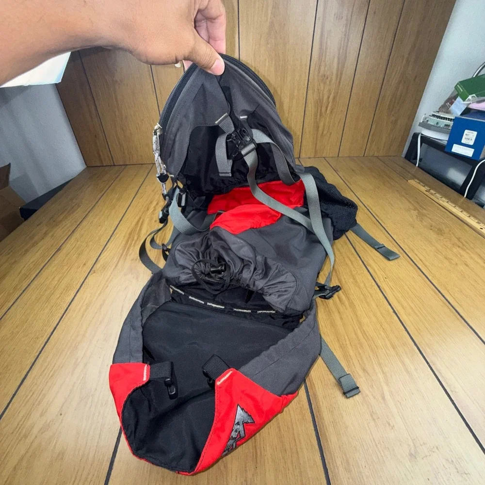 REI Half Dome Backpack Red Grey Hiking Daypack Small